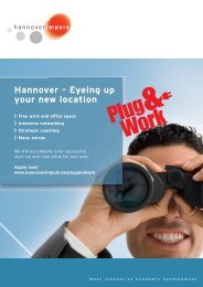 Hannover – Eyeing up your new location - hannoverimpuls