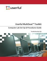 Userful MultiSeat™ Toolkit - Computer Lab Set-Up ... - ViewSonic