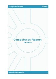 Competence Report 06/2004 - Aspera GmbH