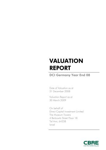 VALUATION REPORT