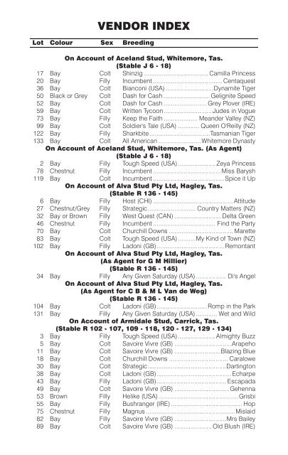 PDF Catalogue - Magic Millions