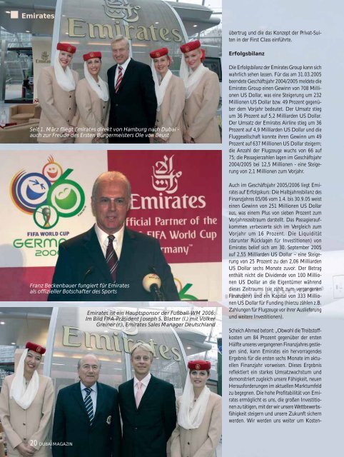 Emirates - Dubai Media AG