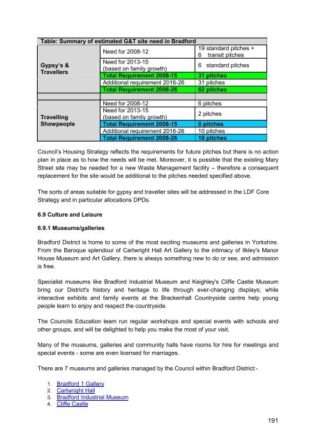 Core Strategy Baseline Analysis Study - Bradford Metropolitan ...