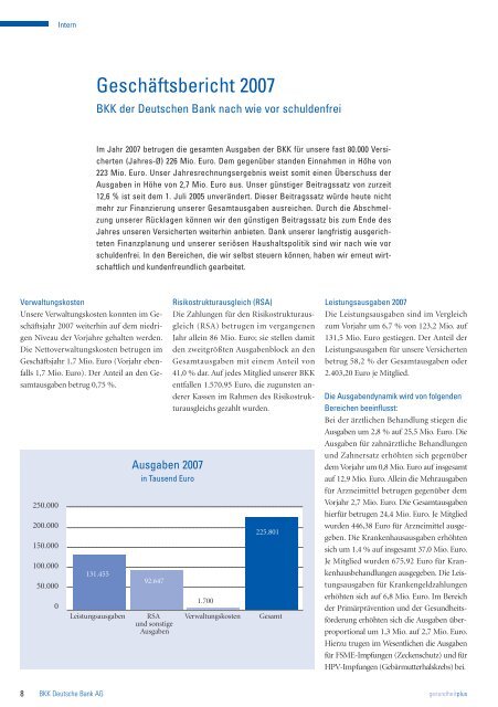 gesundheitplus - BKK Deutsche Bank