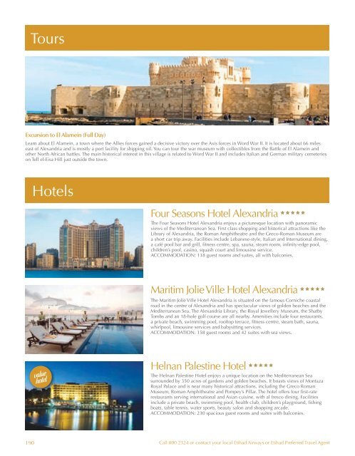 Highlights - Etihad Holidays