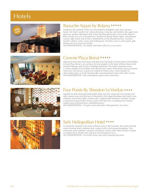 Highlights - Etihad Holidays