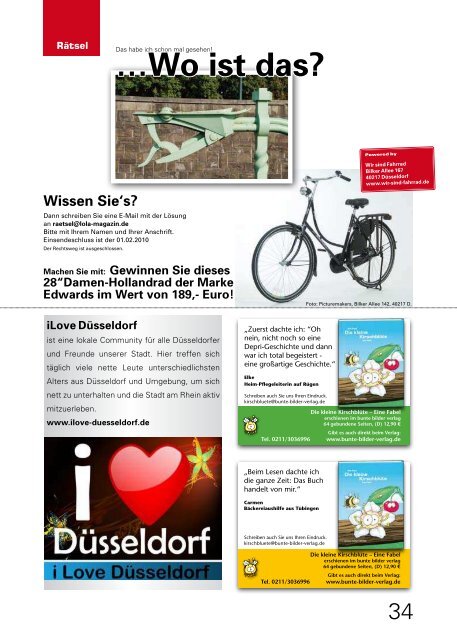 2010-01 - lola - Das Magazin für Düsseldorf