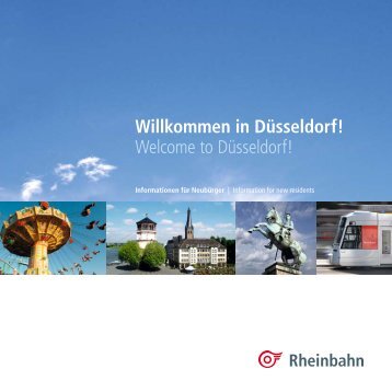 Willkommen in Düsseldorf! Welcome to Düsseldorf! - Rheinbahn