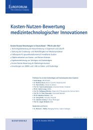 Kosten-Nutzen-Bewertung medizintechnologischer ... - DTZ Berlin