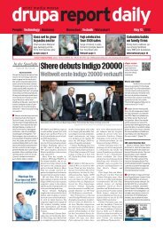 Shere debuts Indigo 20000 - Drupa Report Daily
