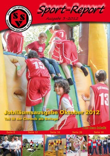 Jubiläumsausgabe Oktober 2012 - und Sportverein Düsseldorf ...