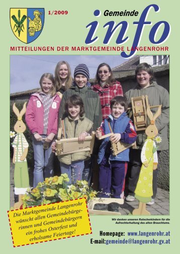 Aktuell - Marktgemeinde Langenrohr