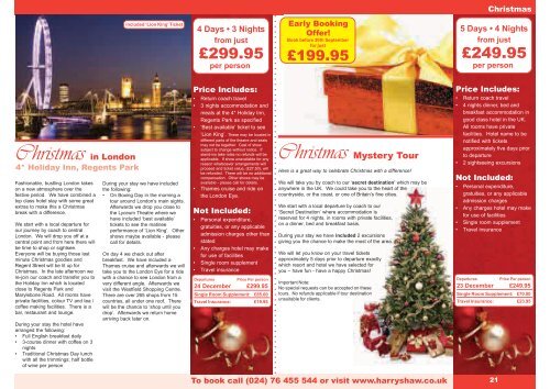 Twixmas & New Year - Harry Shaw Travel