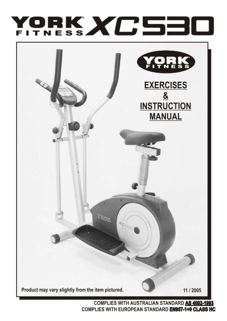 XC530 Cycle Cross Trainer - York Fitness