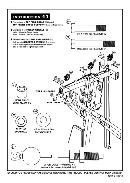 warranty registration - York Fitness