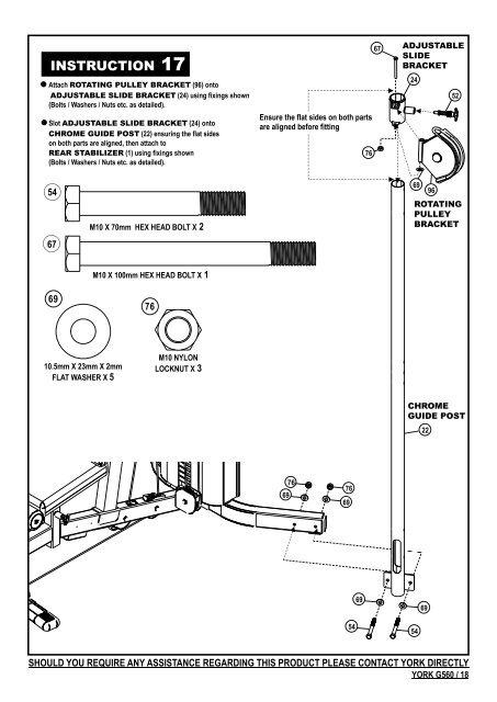 warranty registration - York Fitness