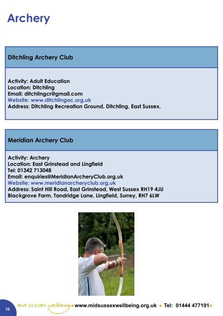 Physical Activity Directory - Mid Sussex Wellbeing - Mid Sussex ...