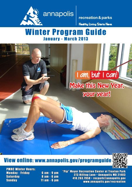 Winter Program Guide - City of Annapolis