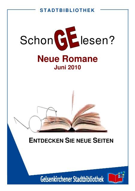 Neue Romane - Stadtbibliothek