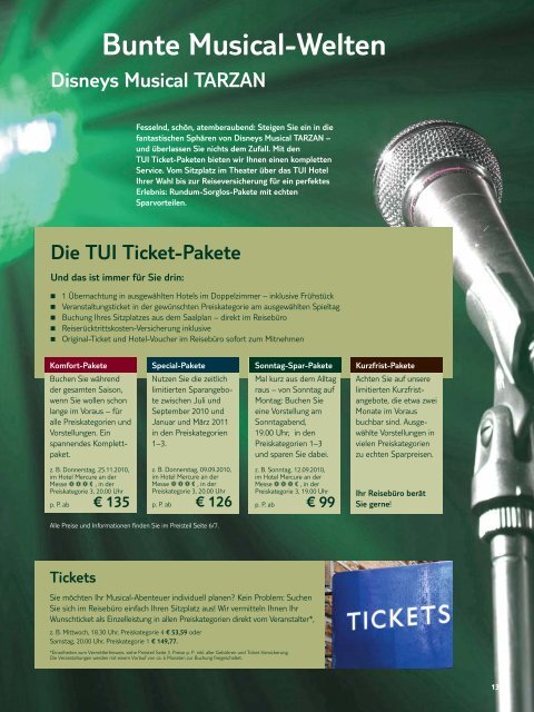 Die TUI Ticket-Pakete - Giata