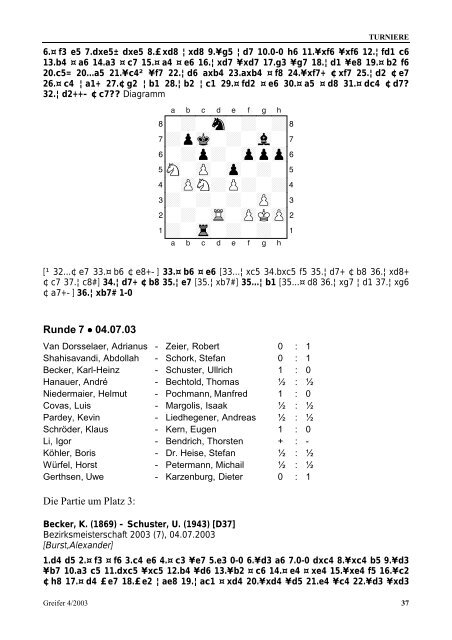 Greifer 4/2003 - Karlsruher Schachfreunde 1853 e.V.