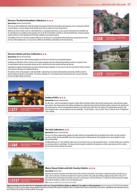 Accommodation - OBrochure