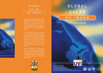 Global Solar UV Index: A Practical Guide - UNEP