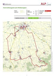 Radtouren Vom Schlossgeist zum Himbeergeist - Land um Laa