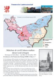 besondere Grausamkeit - Pommersche Landsmannschaft