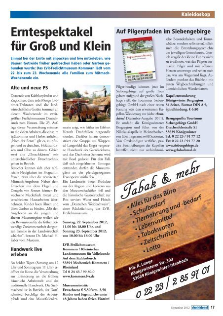 Ausgabe lesen - Rheinkiesel