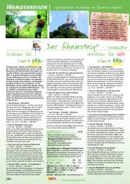 Wanderreisen - NRS gute Reise