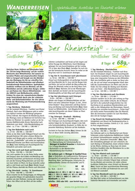 Wanderreisen - NRS gute Reise