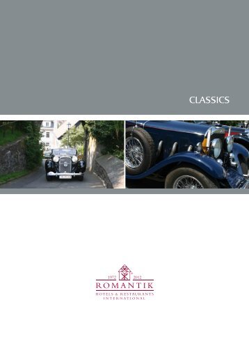 CLASSICS - Romantik Hotels & Restaurants International