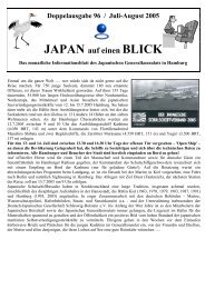 Doppelausgabe 96 / Juli-August 2005 JAPAN auf einen BLICK