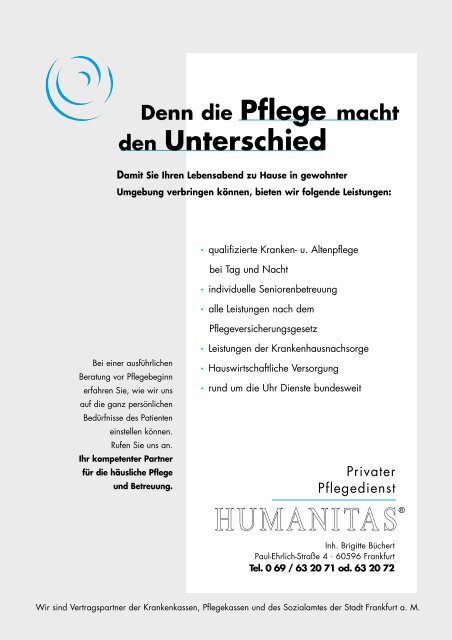 SZ 01/2005-Druck - Senioren Zeitschrift Frankfurt