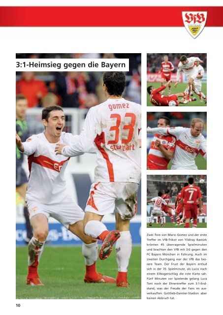 Die offizielle Stadionzeitung des VfB Stuttgart 1893 e.V. • Spielzeit ...