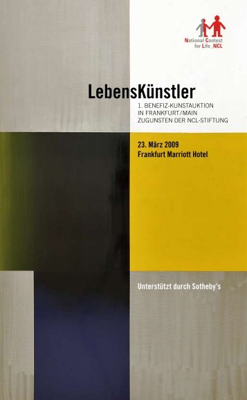 LebensKünstler - NCL-Stiftung