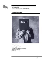 Sidney Nolan and Ned Kelly 1950-90 - Heide Museum of Modern Art