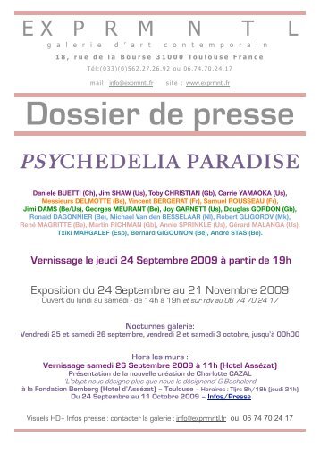 Dossier de presse - Exprmntl