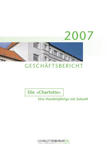PDF Download - Charlottenburger Baugenossenschaft eG