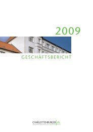 CharlotteTreff - Charlottenburger Baugenossenschaft eG