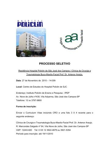 PROCESSO SELETIVO - ITpack