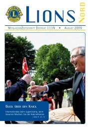 zur Mitgliederzeitschrift LIONS NORD