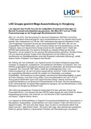 LHD Gruppe gewinnt Mega-Ausschreibung in ... - Lion international