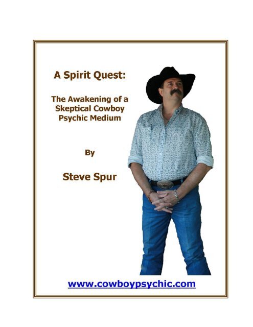 Contents - Steve Spur, Psychic Medium, Dallas, Fort Worth