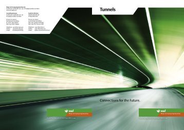 Tunnels - Wayss & Freytag Ingenieurbau AG