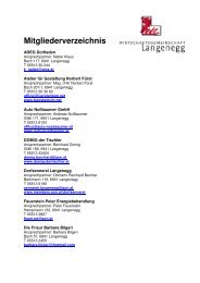 Mitgliederverzeichnis - Langenegg