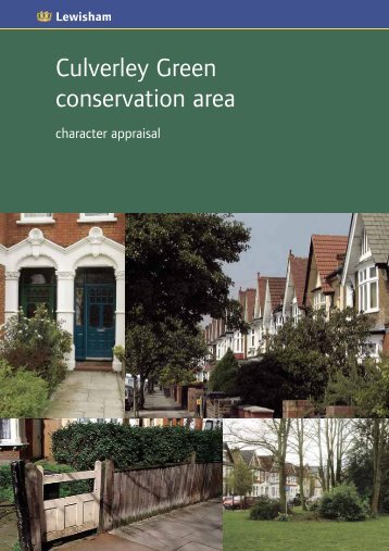 Culverley Green conservation area - London Borough of Lewisham