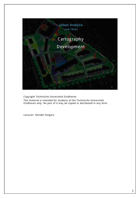 Cartography Development - Technische Universiteit Eindhoven