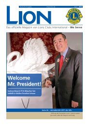 Welcome Mr. President! - Lions Club Garching Campus